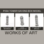 AJ034 Pisa Tower Saving Box 